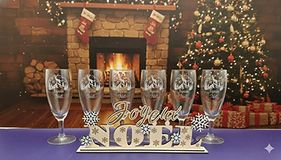 Cathy Crafty gravure laser personnalisée bois verre ardoise manche normandie