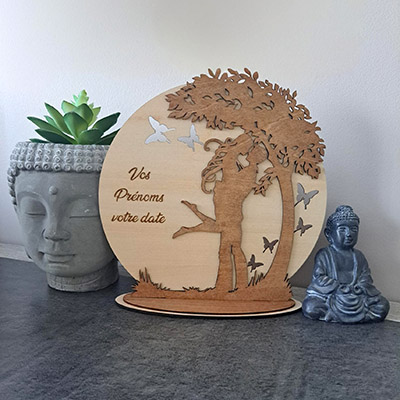 Cathy Crafty gravure laser personnalisée bois verre ardoise manche normandie