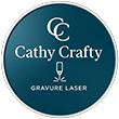 Cathy Crafty Marigny gravure laser personnalisable décoration table jeu manche calvados